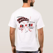 Zentraler Durchschlag Floridas One-Two T-Shirt (Rückseite)