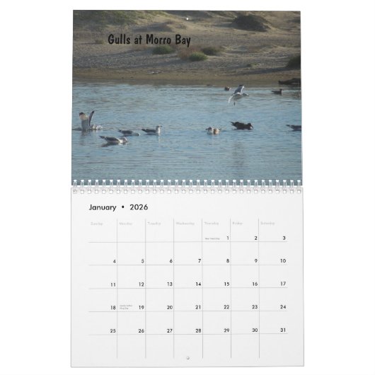 Zentraler Küsten-Kalender 2013 Kaliforniens Kalender (Jan 2026)