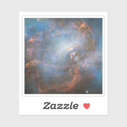 Zentraler Neutronenstern im Krabbennebel. Aufkleber (Blatt)