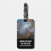 Zentraler Neutronenstern im Krabbennebel. Gepäckanhänger (Rückseite vertikal)