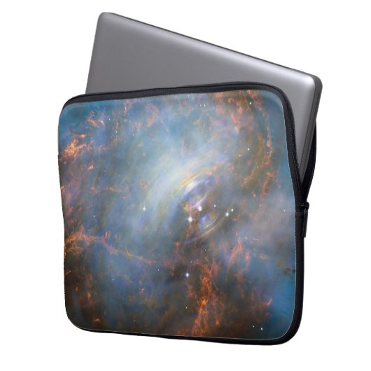 Zentraler Neutronenstern im Krabbennebel. Laptopschutzhülle (Vorderseite Links)