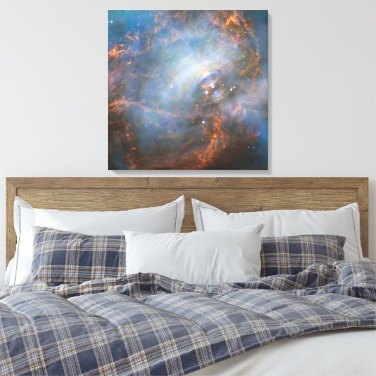 Zentraler Neutronenstern im Krabbennebel. Leinwanddruck (Insitu (Schlafzimmer))