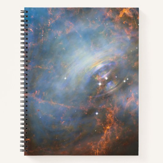 Zentraler Neutronenstern im Krabbennebel. Notizblock (Vorderseite)