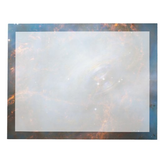 Zentraler Neutronenstern im Krabbennebel. Notizblock (Vorderseite)