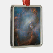 Zentraler Neutronenstern im Krabbennebel. Ornament Aus Metall (Rechts)