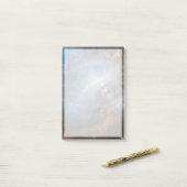 Zentraler Neutronenstern im Krabbennebel. Post-it Klebezettel (Auf Schreibtisch)