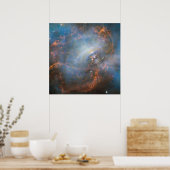 Zentraler Neutronenstern im Krabbennebel. Poster (Küche)