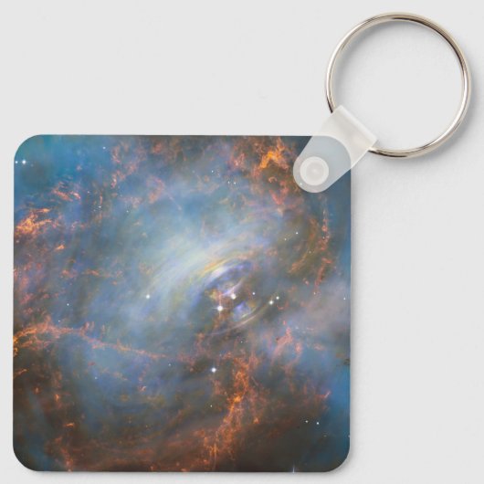 Zentraler Neutronenstern im Krabbennebel. Schlüsselanhänger (Rückseite)