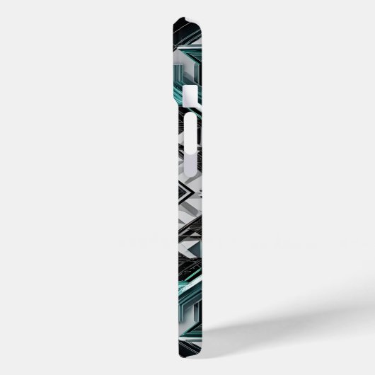 Zentraler Nexus: Onyx-Befehlseinheit Case-Mate iPhone Hülle (Rückseite / Links)