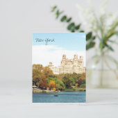 zentraler Parkfall Postkarte (Stehend Vorderseite)