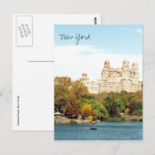 zentraler Parkfall Postkarte (Vorne/Hinten)