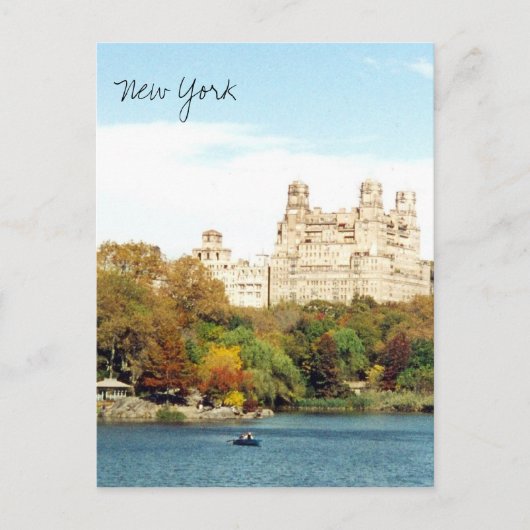 zentraler Parkfall Postkarte (Vorderseite)