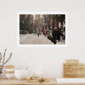 ZENTRALER PARKPLATZ IM SCHNEE POSTER (Küche)