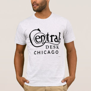 Zentraler Schreibtisch Vintage Chicago T-Shirt (Sc