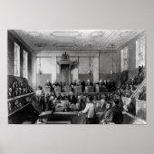 Zentraler Strafgerichtshof, das alte Bailey Poster (Vorne)