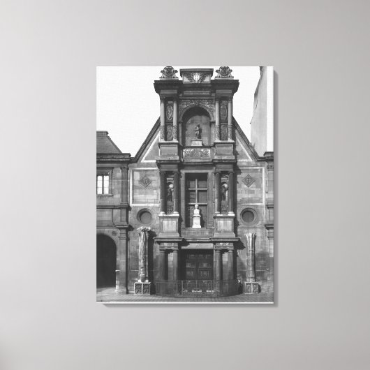 Zentraler Teil der � Leinwanddruck (Vorderseite)