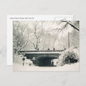 zentraler Winter Postkarte (Vorne/Hinten)