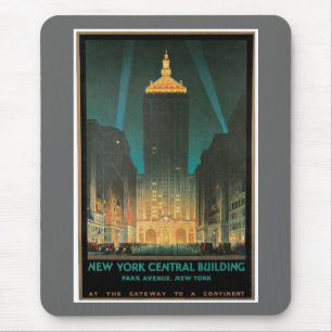 Zentrales Gebäude 1930 New York Mousepad