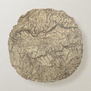 Zentrales Kalifornien Rundes Kissen