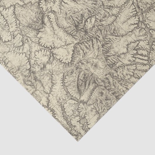 Zentrales NordNew Mexiko Seidenpapier (Ausschnitt)