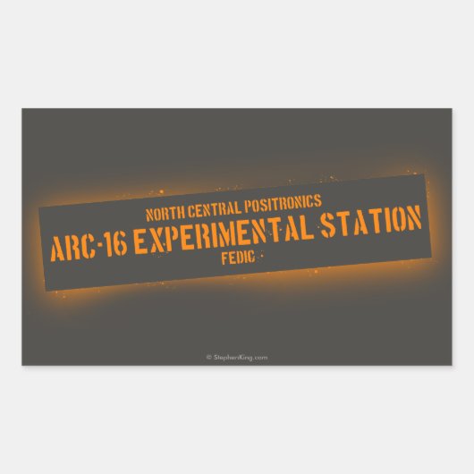 Zentrales Nordpositronics Rechteckiger Aufkleber (Vorderseite)