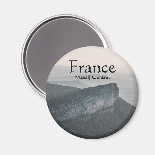 Zentralfrankreich Magnet (Vorderseite/Rückseite)