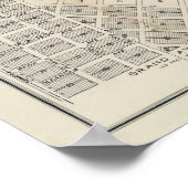 Zentralfresno, Kalifornien Poster (Ecke)