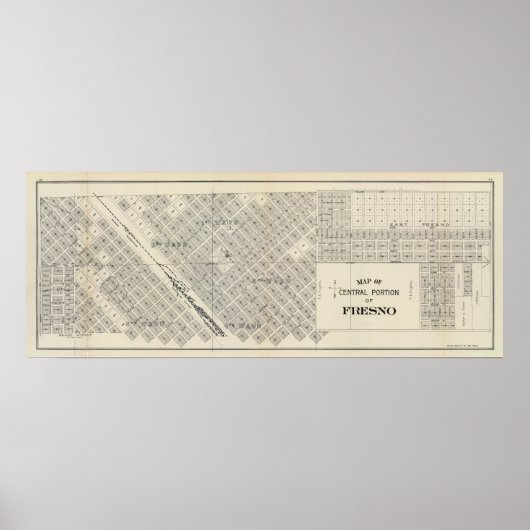 Zentralfresno, Kalifornien Poster (Vorne)