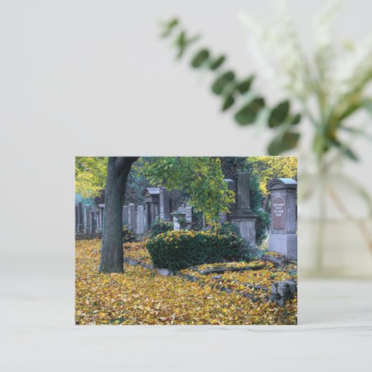 Zentralfriedhof Postkarte (Stehend Vorderseite)