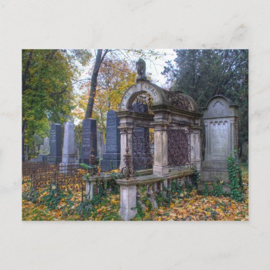 Zentralfriedhof Postkarte (Vorderseite)