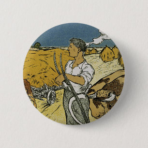 Zentralgewerkschaft der Landwirtschaften Frankreic Button