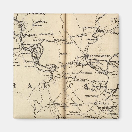 Zentralkalifornien Magnet (Vorne)