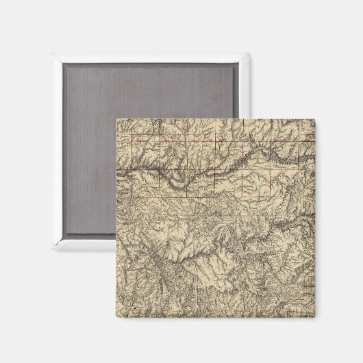 Zentralkalifornien Magnet (Vorderseite/Rückseite)