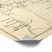 Zentralkalifornien Poster (Ecke)