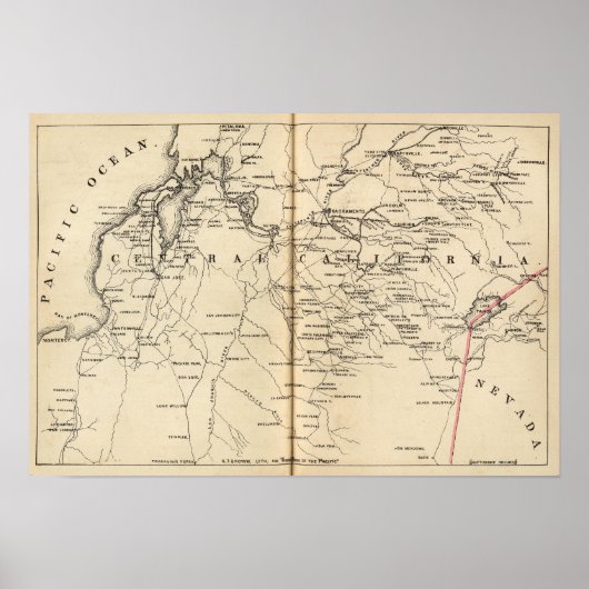 Zentralkalifornien Poster (Vorne)