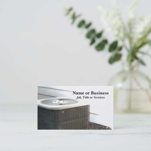 Zentralklimagerät im Freien Visitenkarte (Stehend Vorderseite)