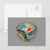 Zentralkommando der USA - OEF-A Postkarte (Vorne/Hinten)
