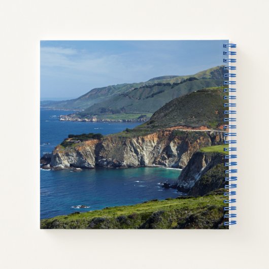 Zentralküste Kaliforniens Notizblock (Rückseite)