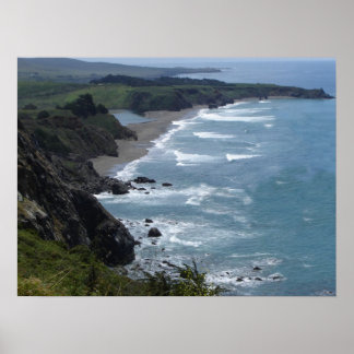Zentralküste Kaliforniens Poster