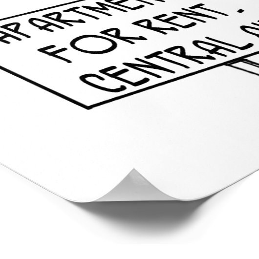 Zentralluft in Iglu Poster (Ecke)