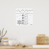 Zentralluft in Iglu Poster (Küche)