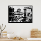 Zentralmarkt in Hongkong 1908 Poster (Küche)