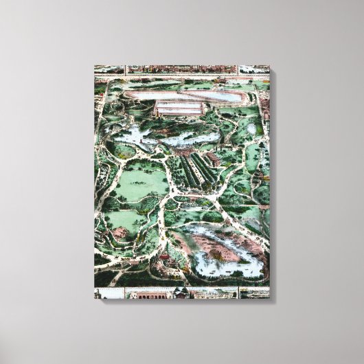 ZENTRALPARK, 1860 LEINWANDDRUCK (Vorderseite)