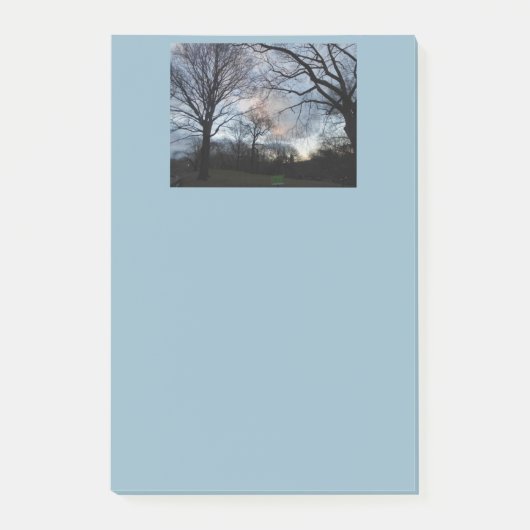 Zentralpark B Post-it Klebezettel (Vorderseite)