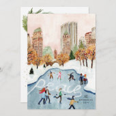 Zentralpark Feiertagskarte (Vorne/Hinten)