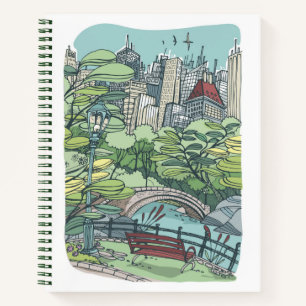 Zentralpark   New York City, NY Notizblock