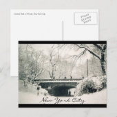 Zentralpark nyc postkarte (Vorne/Hinten)