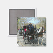 Zentralpark, Pferd und Beförderung Magnet (Vorderseite/Rückseite)