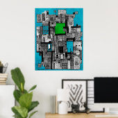 Zentralpark Poster (Heimbüro)