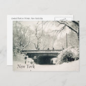 Zentralpark Postkarte (Vorne/Hinten)